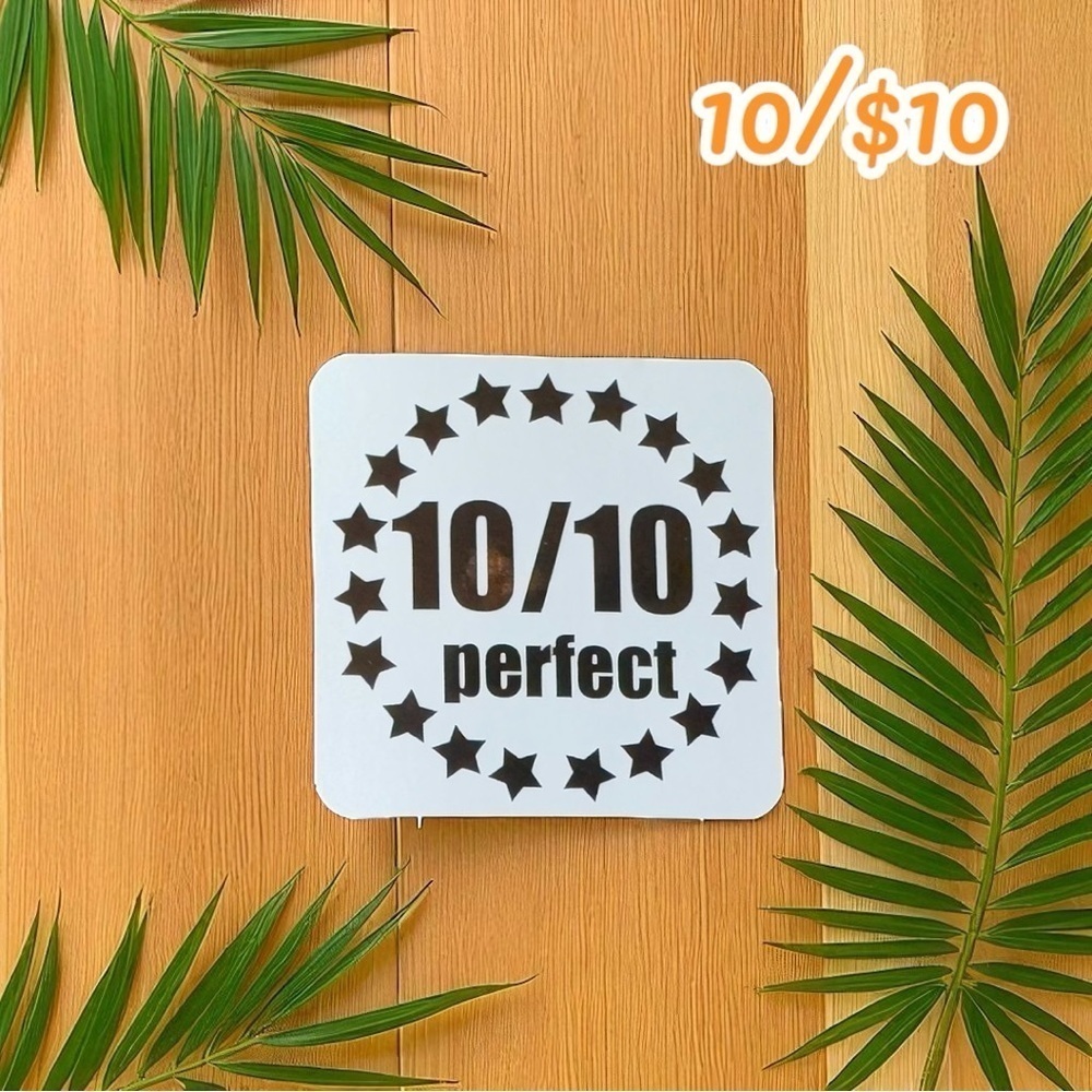 10/10 Perfect Sticker – Approx. 2 1/2”
